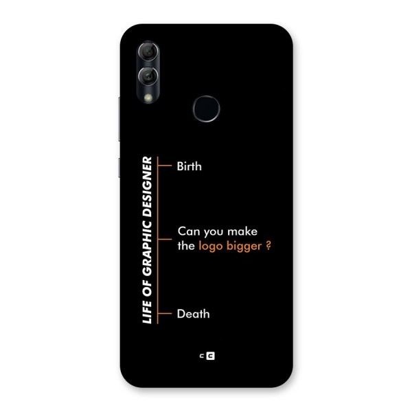 Graphic Designer Life Back Case for Honor 10 Lite