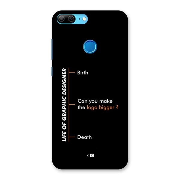 Graphic Designer Life Back Case for Honor 9 Lite