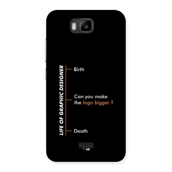 Graphic Designer Life Back Case for Honor Bee