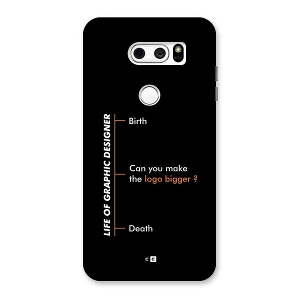 Graphic Designer Life Back Case for LG V30