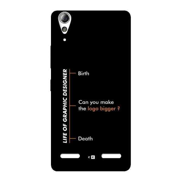 Graphic Designer Life Back Case for Lenovo A6000 Plus