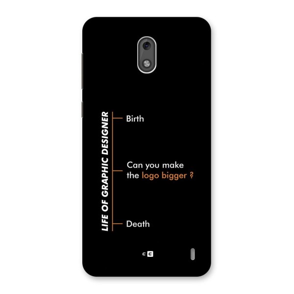 Graphic Designer Life Back Case for Nokia 2