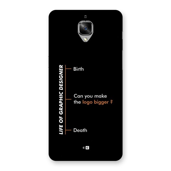 Graphic Designer Life Back Case for OnePlus 3T