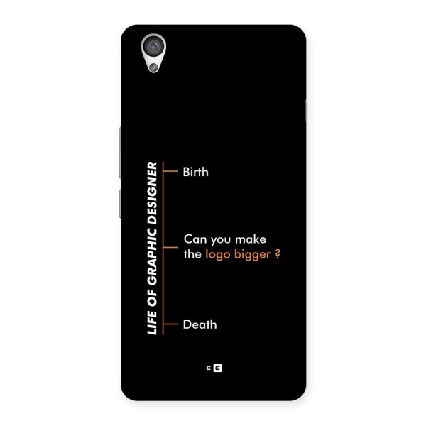 Graphic Designer Life Back Case for OnePlus X