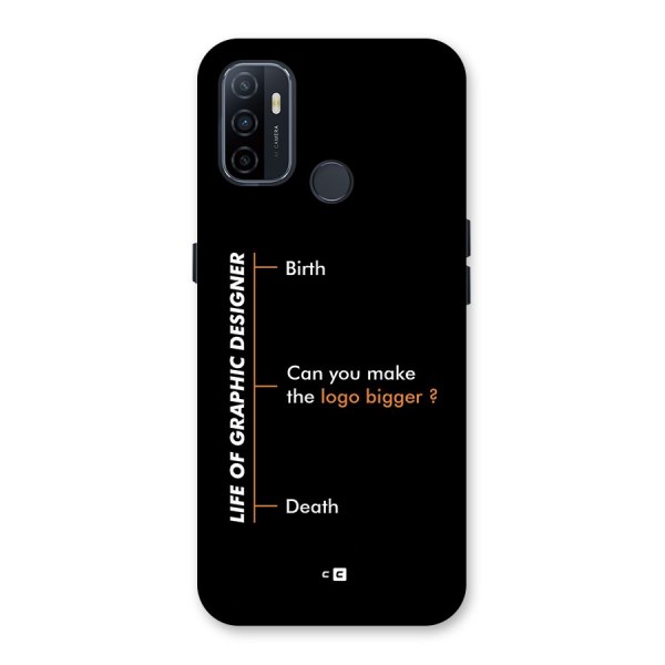 Graphic Designer Life Back Case for Oppo A32