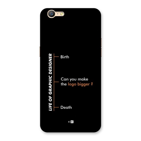 Graphic Designer Life Back Case for Oppo A39