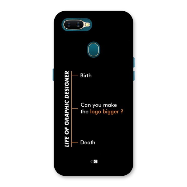 Graphic Designer Life Back Case for Oppo A7