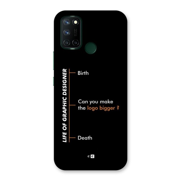 Graphic Designer Life Back Case for Realme C17