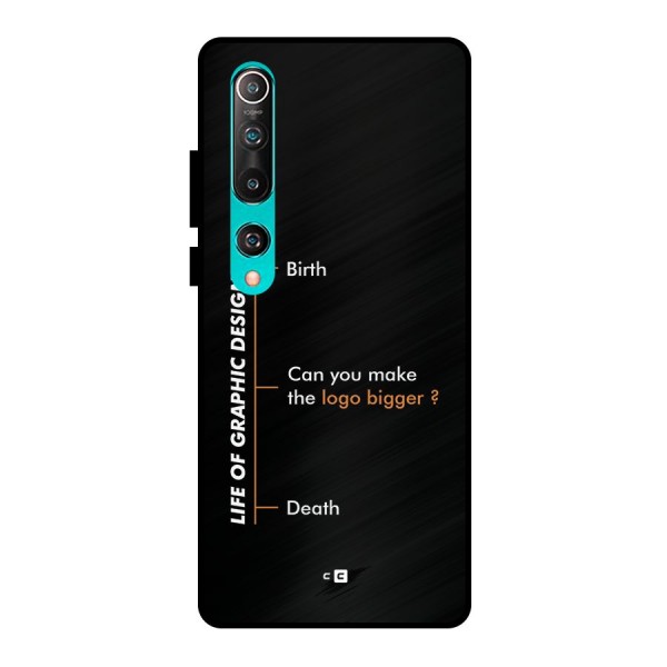 Graphic Designer Life Metal Back Case for Mi 10