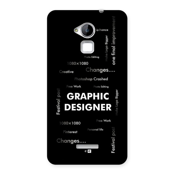 Graphic Designer Struggles Back Case for Coolpad Note 3