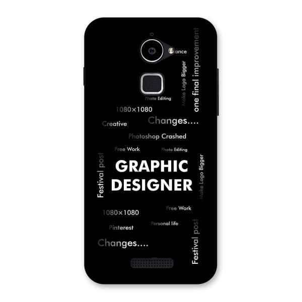 Graphic Designer Struggles Back Case for Coolpad Note 3 Lite
