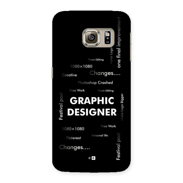 Graphic Designer Struggles Back Case for Galaxy S6 edge