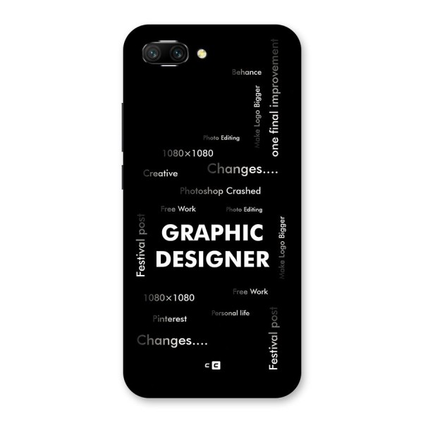 Graphic Designer Struggles Back Case for Honor 10