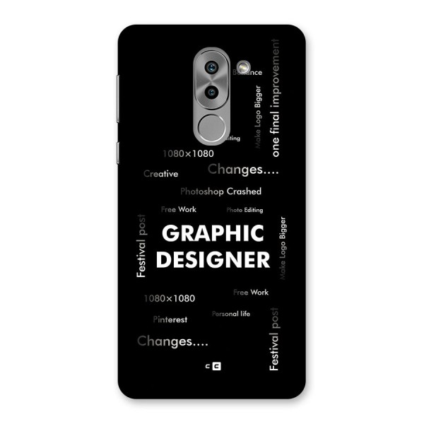 Graphic Designer Struggles Back Case for Honor 6X