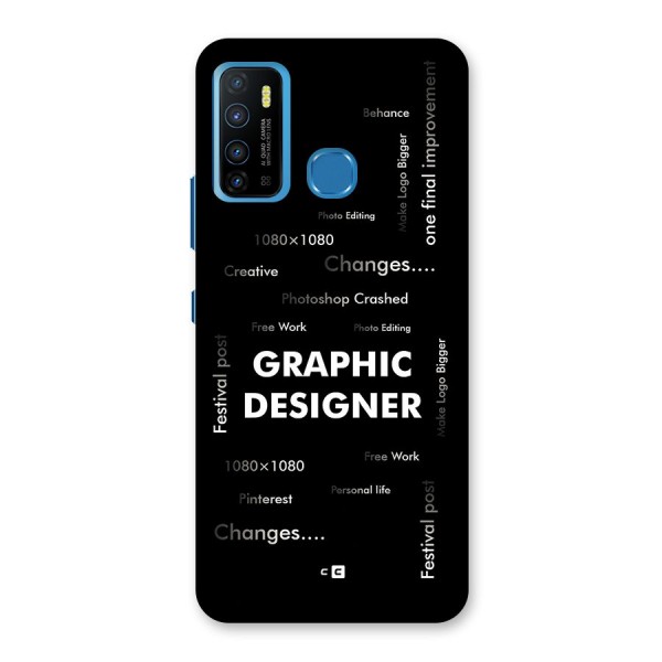 Graphic Designer Struggles Back Case for Infinix Hot 9
