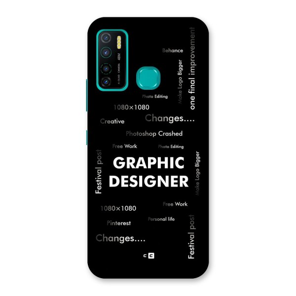 Graphic Designer Struggles Back Case for Infinix Hot 9 Pro