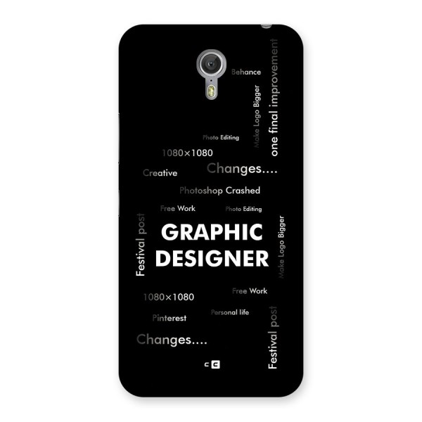 Graphic Designer Struggles Back Case for Zuk Z1