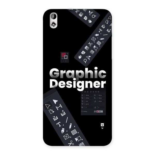 Graphic Designer Tools Back Case for Desire 816