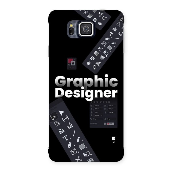 Graphic Designer Tools Back Case for Galaxy Alpha