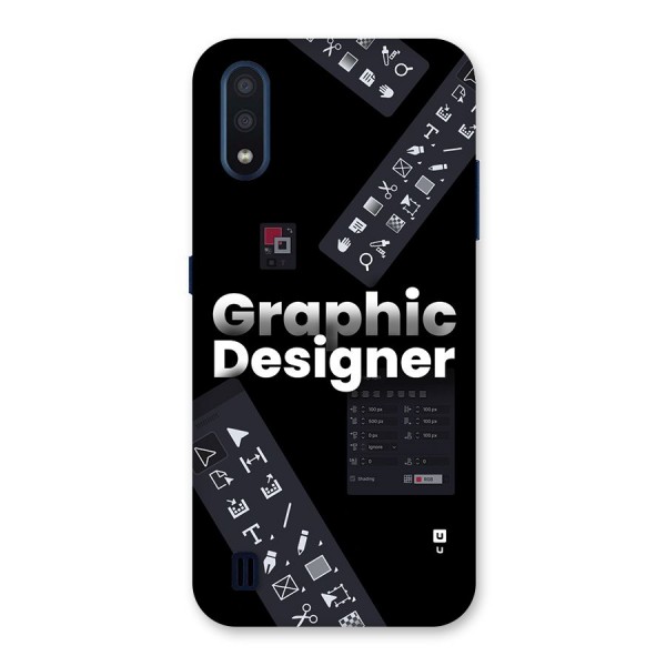 Graphic Designer Tools Back Case for Galaxy M01