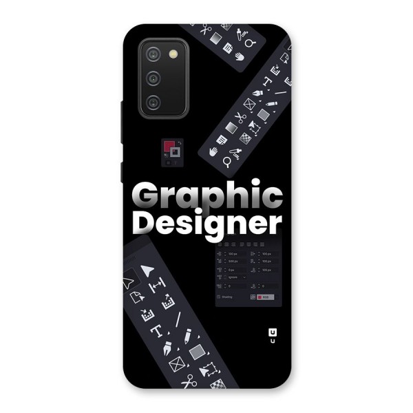 Graphic Designer Tools Back Case for Galaxy M02s