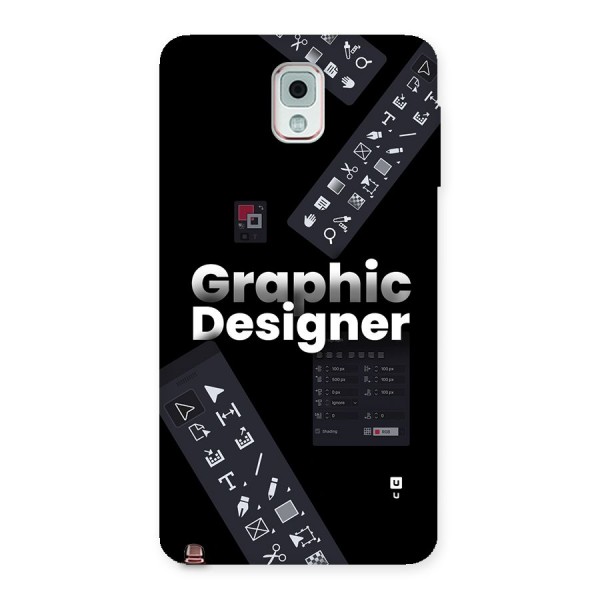 Graphic Designer Tools Back Case for Galaxy Note 3