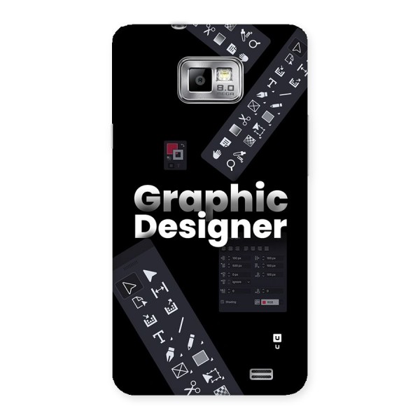 Graphic Designer Tools Back Case for Galaxy S2