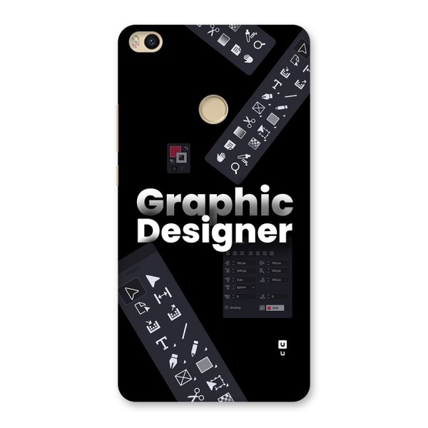 Graphic Designer Tools Back Case for Mi Max 2