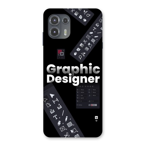 Graphic Designer Tools Back Case for Motorola Edge 20 Fusion