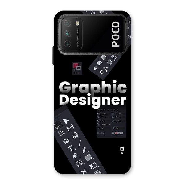 Graphic Designer Tools Back Case for Poco M3