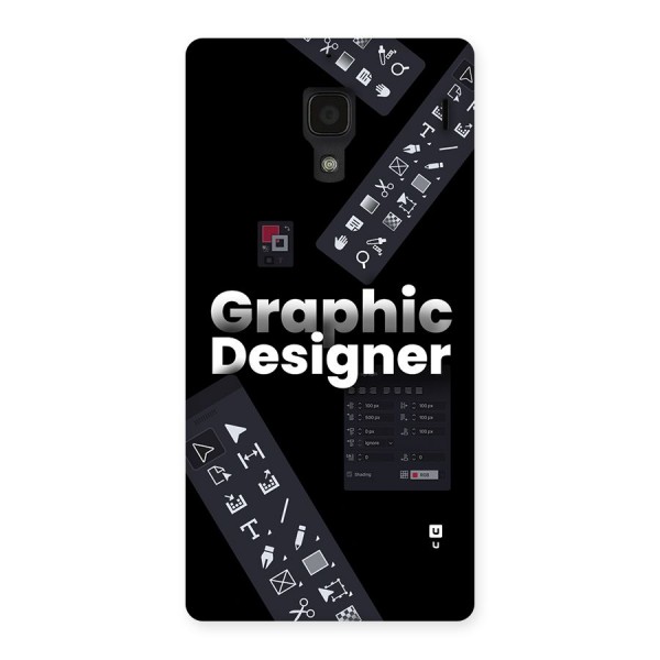 Graphic Designer Tools Back Case for Redmi 1s