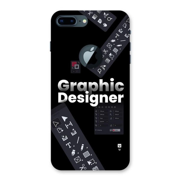 Graphic Designer Tools Back Case for iPhone 7 Plus Logo Cut