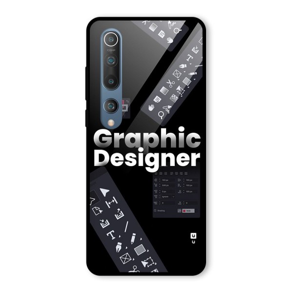 Graphic Designer Tools Glass Back Case for Mi 10