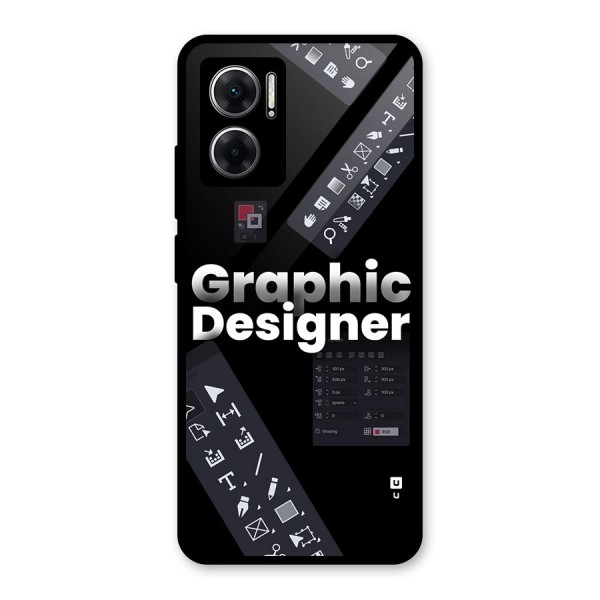 Graphic Designer Tools Glass Back Case for Redmi 11 Prime 5G