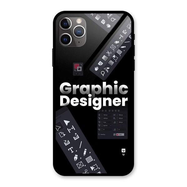 Graphic Designer Tools Glass Back Case for iPhone 11 Pro Max