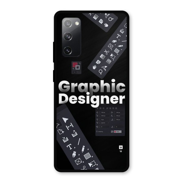 Graphic Designer Tools Metal Back Case for Galaxy S20 FE 5G