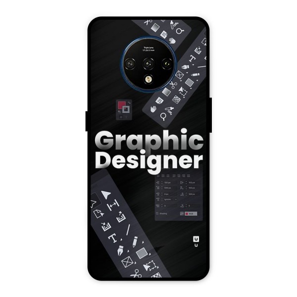 Graphic Designer Tools Metal Back Case for OnePlus 7T