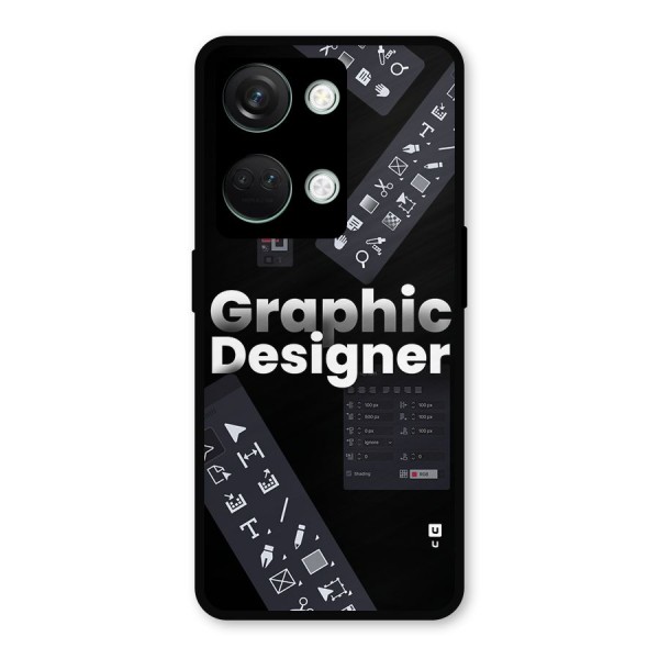 Graphic Designer Tools Metal Back Case for OnePlus Nord 3