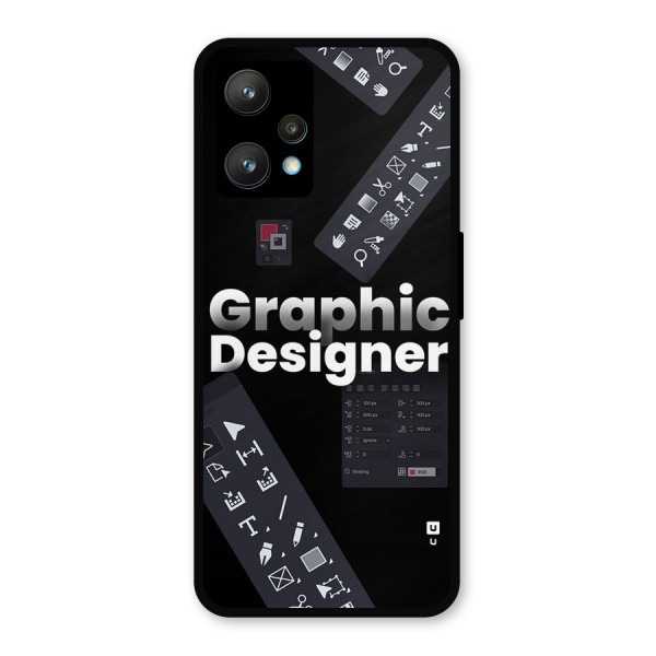 Graphic Designer Tools Metal Back Case for Realme 9 Pro Plus 5G