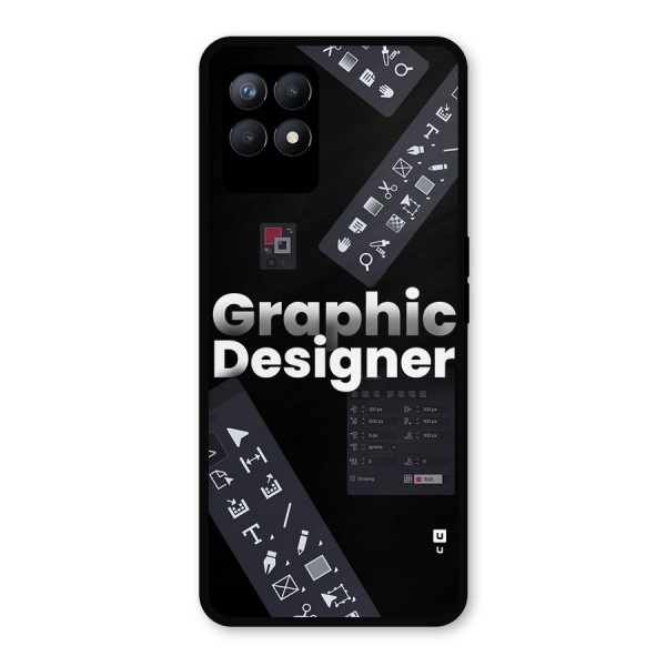 Graphic Designer Tools Metal Back Case for Realme Narzo 50