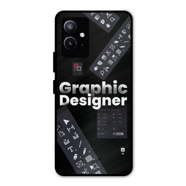 Graphic Designer Tools Metal Back Case for Vivo T1 5G