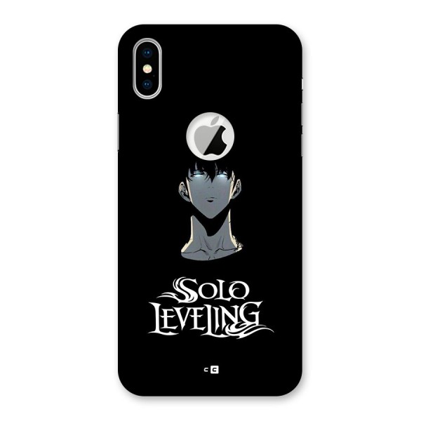 Great Arise Back Case for iPhone XS Logo Cut