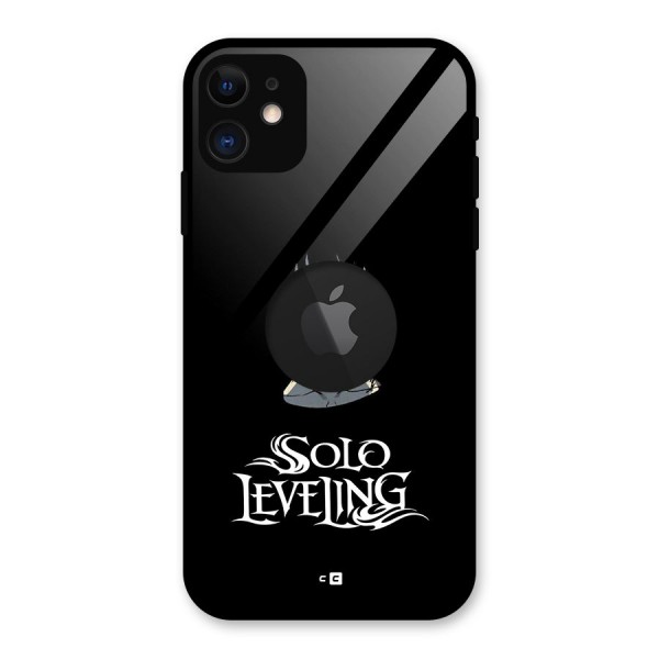 Great Arise Glass Back Case for iPhone 11 Logo Cut