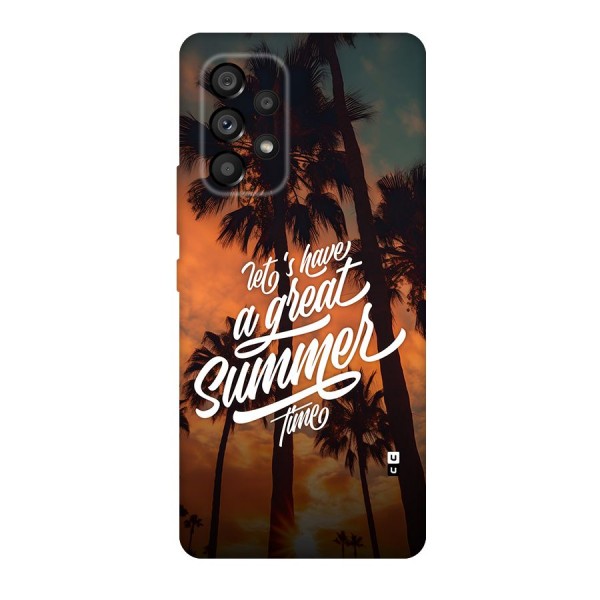 Great Summer Back Case for Galaxy A53 5G