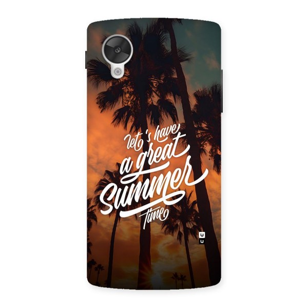 Great Summer Back Case for Google Nexus 5