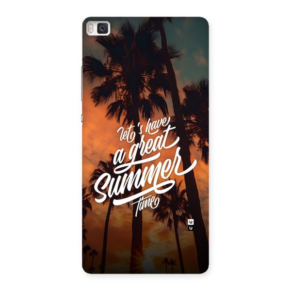 Great Summer Back Case for Huawei P8