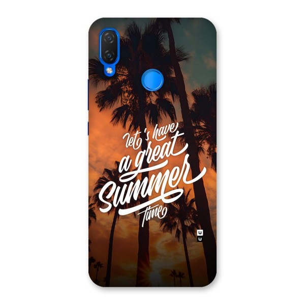 Great Summer Back Case for Huawei P Smart Plus