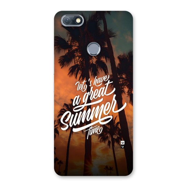 Great Summer Back Case for Infinix Note 5