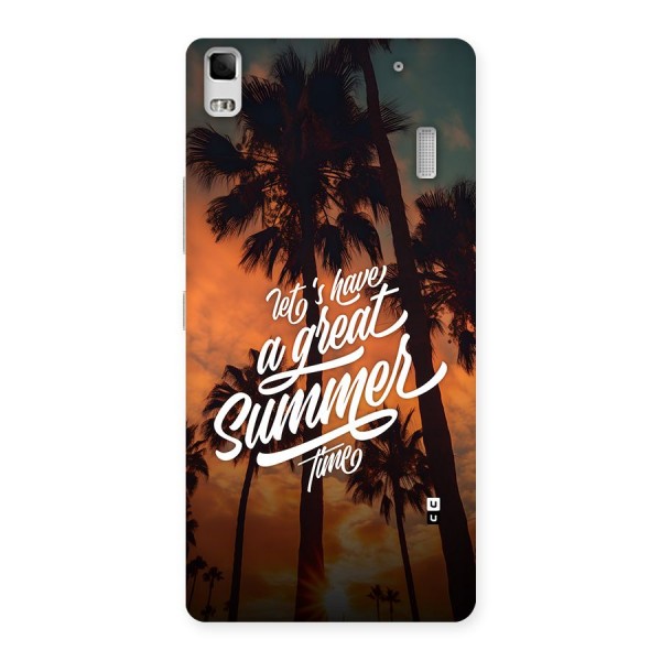 Great Summer Back Case for Lenovo K3 Note
