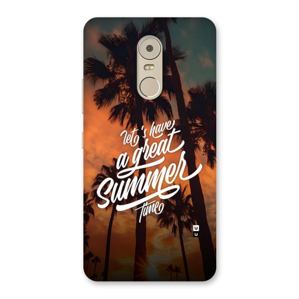 Great Summer Back Case for Lenovo K6 Note